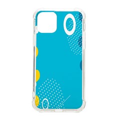 Blue Yellow Abstraction, Creative Backgroun Iphone 11 Pro 5 8 Inch Tpu Uv Print Case by nateshop