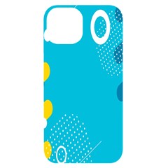 Blue Yellow Abstraction, Creative Backgroun Iphone 14 Black Uv Print Case by nateshop