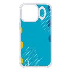 Blue Yellow Abstraction, Creative Backgroun Iphone 13 Pro Tpu Uv Print Case by nateshop