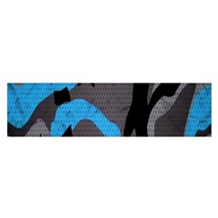 Blue, Abstract, Black, Desenho, Grey Shapes, Texture Oblong Satin Scarf (16  X 60 ) by nateshop