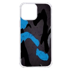 Blue, Abstract, Black, Desenho, Grey Shapes, Texture Iphone 13 Pro Max Tpu Uv Print Case