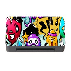 Cartoon Graffiti, Art, Black, Colorful, Wallpaper Memory Card Reader With Cf by nateshop