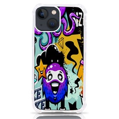 Cartoon Graffiti, Art, Black, Colorful, Wallpaper Iphone 13 Mini Tpu Uv Print Case by nateshop