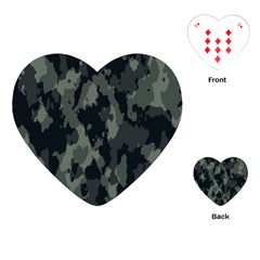 Comouflage,army Playing Cards Single Design (heart) by nateshop