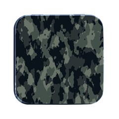 Comouflage,army Square Metal Box (black) by nateshop