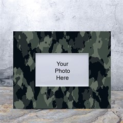 Comouflage,army White Tabletop Photo Frame 4 x6  by nateshop