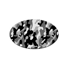 Dark Camouflage, Military Camouflage, Dark Backgrounds Sticker (oval)