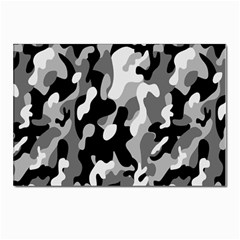 Dark Camouflage, Military Camouflage, Dark Backgrounds Postcards 5  X 7  (pkg Of 10) by nateshop