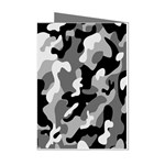 Dark Camouflage, Military Camouflage, Dark Backgrounds Mini Greeting Cards (Pkg of 8) Left