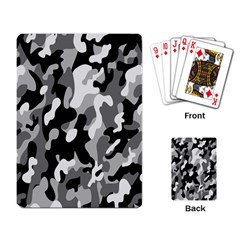 Dark Camouflage, Military Camouflage, Dark Backgrounds Playing Cards Single Design (rectangle) by nateshop