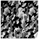 Dark Camouflage, Military Camouflage, Dark Backgrounds Canvas 16  x 16  15.2 x15.41  Canvas - 1