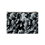 Dark Camouflage, Military Camouflage, Dark Backgrounds Cosmetic Bag (Medium) Back