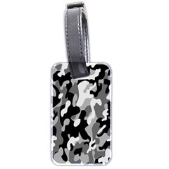 Dark Camouflage, Military Camouflage, Dark Backgrounds Luggage Tag (two Sides)