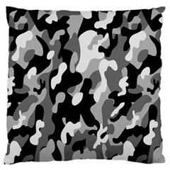 Dark Camouflage, Military Camouflage, Dark Backgrounds Large Cushion Case (two Sides) by nateshop