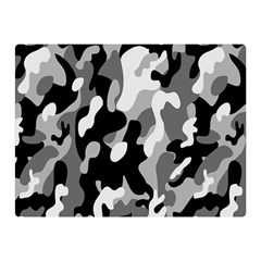 Dark Camouflage, Military Camouflage, Dark Backgrounds Two Sides Premium Plush Fleece Blanket (mini) by nateshop