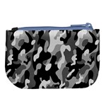 Dark Camouflage, Military Camouflage, Dark Backgrounds Large Coin Purse Back