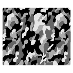 Dark Camouflage, Military Camouflage, Dark Backgrounds Premium Plush Fleece Blanket (small) by nateshop