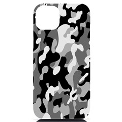 Dark Camouflage, Military Camouflage, Dark Backgrounds Iphone 14 Plus Black Uv Print Case by nateshop