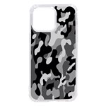 Dark Camouflage, Military Camouflage, Dark Backgrounds iPhone 14 Pro Max TPU UV Print Case Front