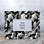 Dark Camouflage, Military Camouflage, Dark Backgrounds White Tabletop Photo Frame 4 x6  Front