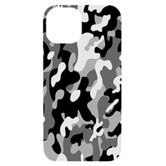 Dark Camouflage, Military Camouflage, Dark Backgrounds Iphone 14 Black Uv Print Case by nateshop