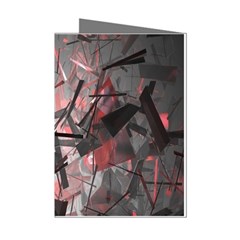 Dark, Abstract, Color, Desenho, Hd Phone Wallpaper Mini Greeting Cards (pkg Of 8) by nateshop