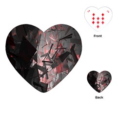 Dark, Abstract, Color, Desenho, Hd Phone Wallpaper Playing Cards Single Design (heart)