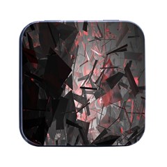 Dark, Abstract, Color, Desenho, Hd Phone Wallpaper Square Metal Box (black) by nateshop