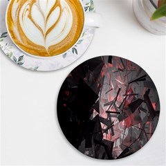 Dark, Abstract, Color, Desenho, Hd Phone Wallpaper Uv Print Round Tile Coaster by nateshop