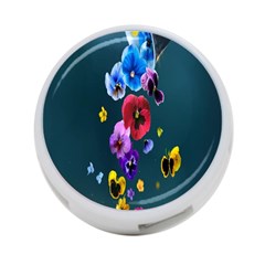 Falling Flowers, Art, Coffee Cup, Colorful, Creative, Cup 4-port Usb Hub (two Sides) by nateshop