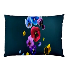 Falling Flowers, Art, Coffee Cup, Colorful, Creative, Cup Pillow Case by nateshop