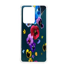 Falling Flowers, Art, Coffee Cup, Colorful, Creative, Cup Samsung Galaxy S20 Ultra 6 9 Inch Tpu Uv Case by nateshop