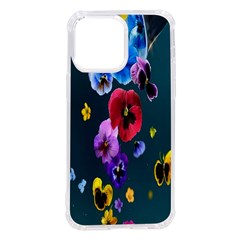 Falling Flowers, Art, Coffee Cup, Colorful, Creative, Cup Iphone 14 Pro Max Tpu Uv Print Case by nateshop