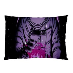 Fingerprint Astro, Amoled, Astronaut, Black, Dark, Oled Pillow Case by nateshop