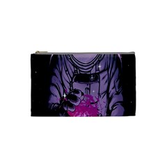 Fingerprint Astro, Amoled, Astronaut, Black, Dark, Oled Cosmetic Bag (small) by nateshop