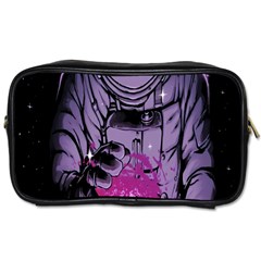 Fingerprint Astro, Amoled, Astronaut, Black, Dark, Oled Toiletries Bag (two Sides) by nateshop