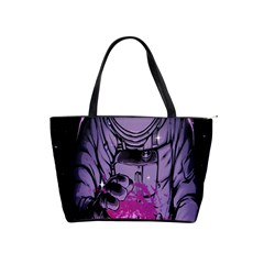 Fingerprint Astro, Amoled, Astronaut, Black, Dark, Oled Classic Shoulder Handbag by nateshop