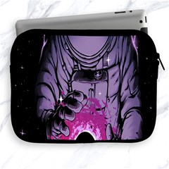 Fingerprint Astro, Amoled, Astronaut, Black, Dark, Oled Apple Ipad 2/3/4 Zipper Cases by nateshop