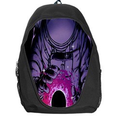 Fingerprint Astro, Amoled, Astronaut, Black, Dark, Oled Backpack Bag by nateshop