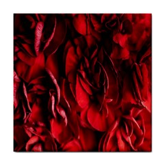 Followers,maroon,rose,roses Tile Coaster by nateshop