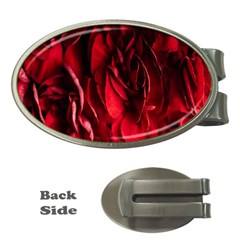 Followers,maroon,rose,roses Money Clips (oval)  by nateshop