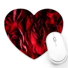 Followers,maroon,rose,roses Heart Mousepad by nateshop