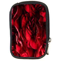 Followers,maroon,rose,roses Compact Camera Leather Case by nateshop