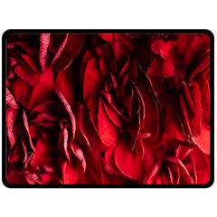 Followers,maroon,rose,roses Fleece Blanket (large) by nateshop