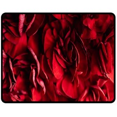 Followers,maroon,rose,roses Fleece Blanket (medium) by nateshop