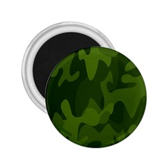 Green Camouflage, Camouflage Backgrounds, Green Fabric 2 25  Magnets