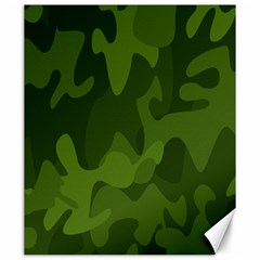 Green Camouflage, Camouflage Backgrounds, Green Fabric Canvas 20  X 24  by nateshop