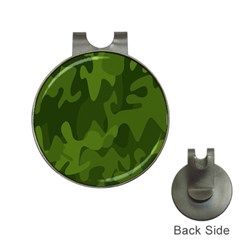 Green Camouflage, Camouflage Backgrounds, Green Fabric Hat Clips With Golf Markers by nateshop