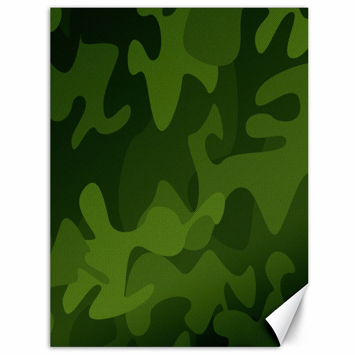 Green Camouflage, Camouflage Backgrounds, Green Fabric Canvas 36  x 48 