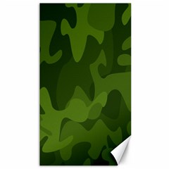 Green Camouflage, Camouflage Backgrounds, Green Fabric Canvas 40  X 72  by nateshop